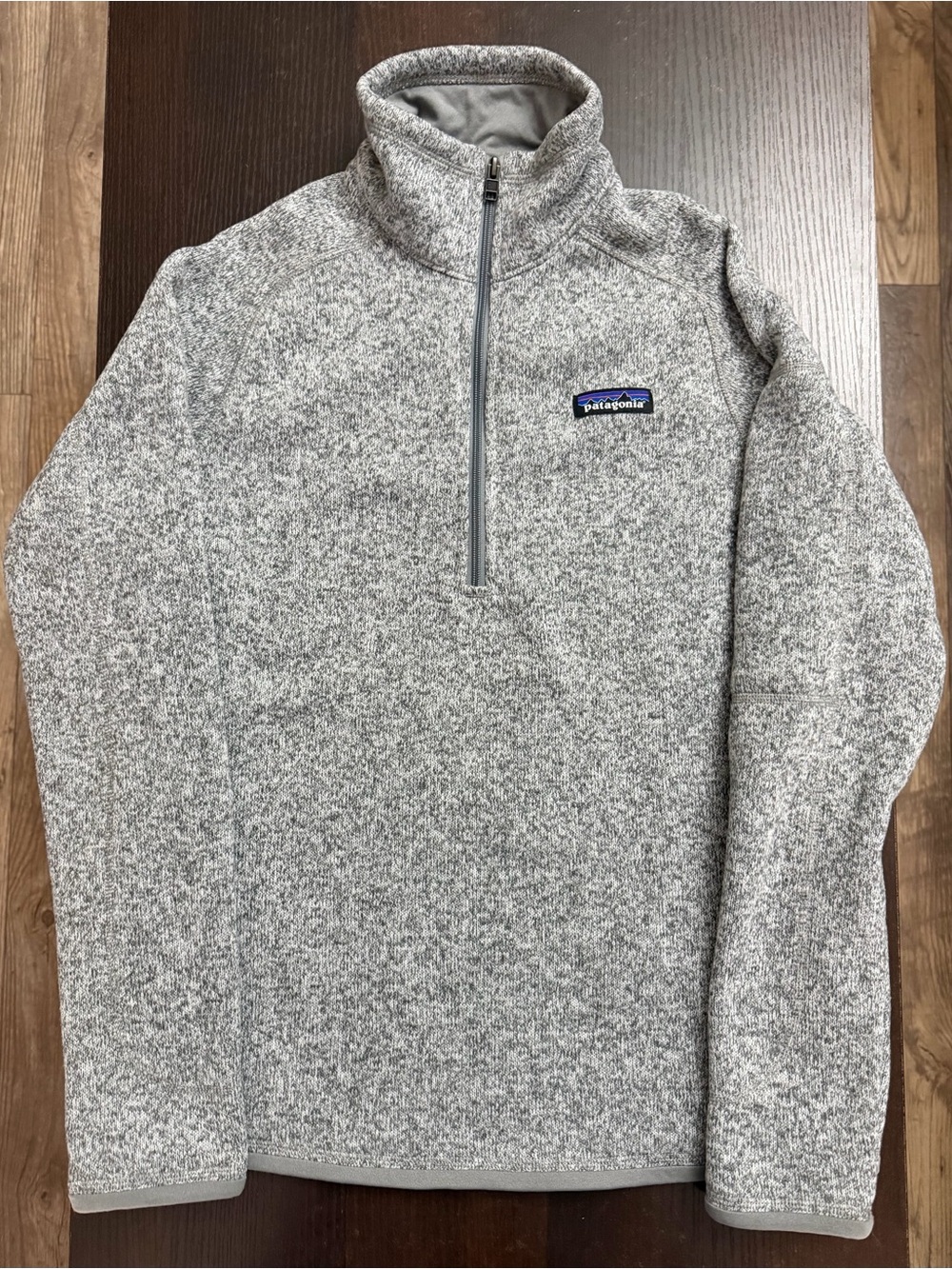 Patagonia Women’s Grey 1/4 Zip Better Sweater. Size Small